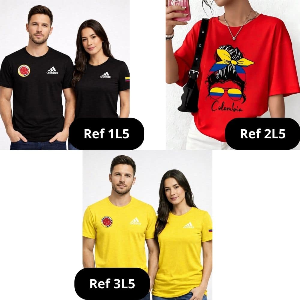 Camiseta Básica Colombia - Imagen 2